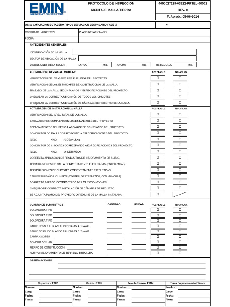 4600027128-03622-PRTEL-00002 Rev.0 | PDF | Ingenieria Eléctrica ...