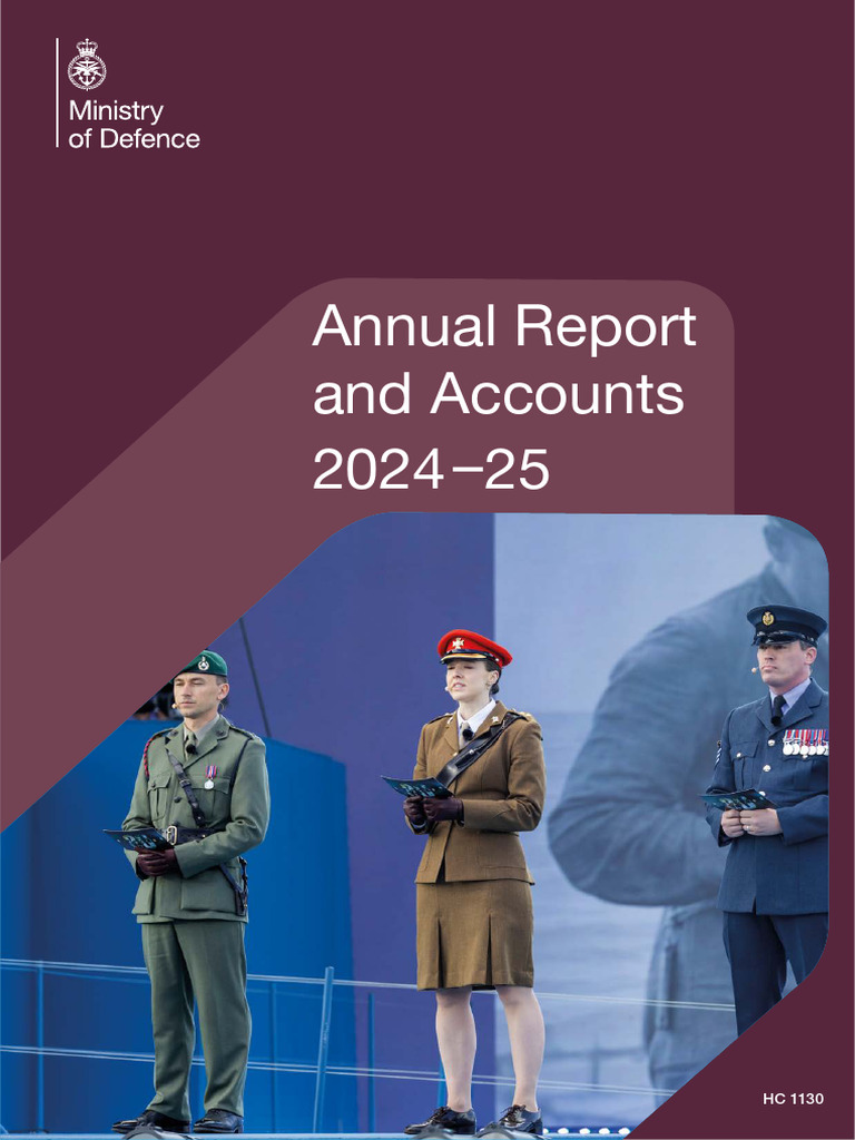 MOD Annual Report 2024-25 Summary | PDF | Military | Ukraine
