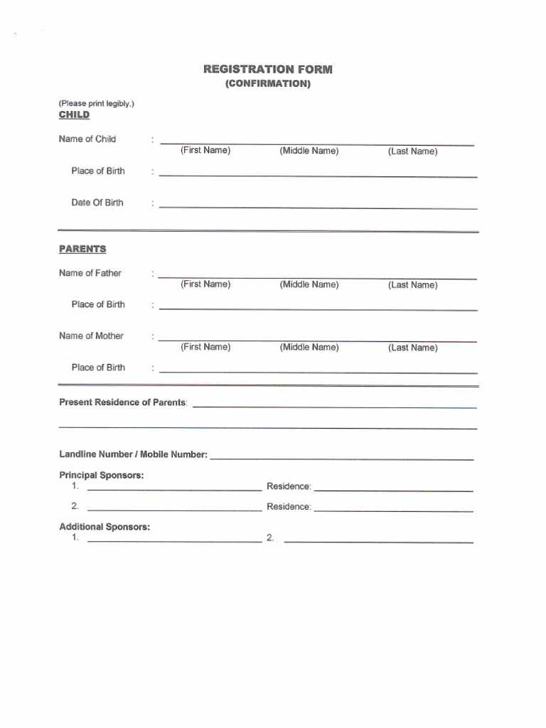 Registration Form | PDF