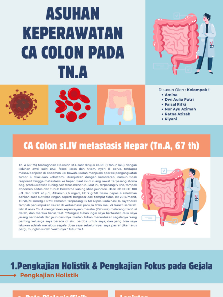 Asuhan Keperawatan Ca Colon St. IV | PDF