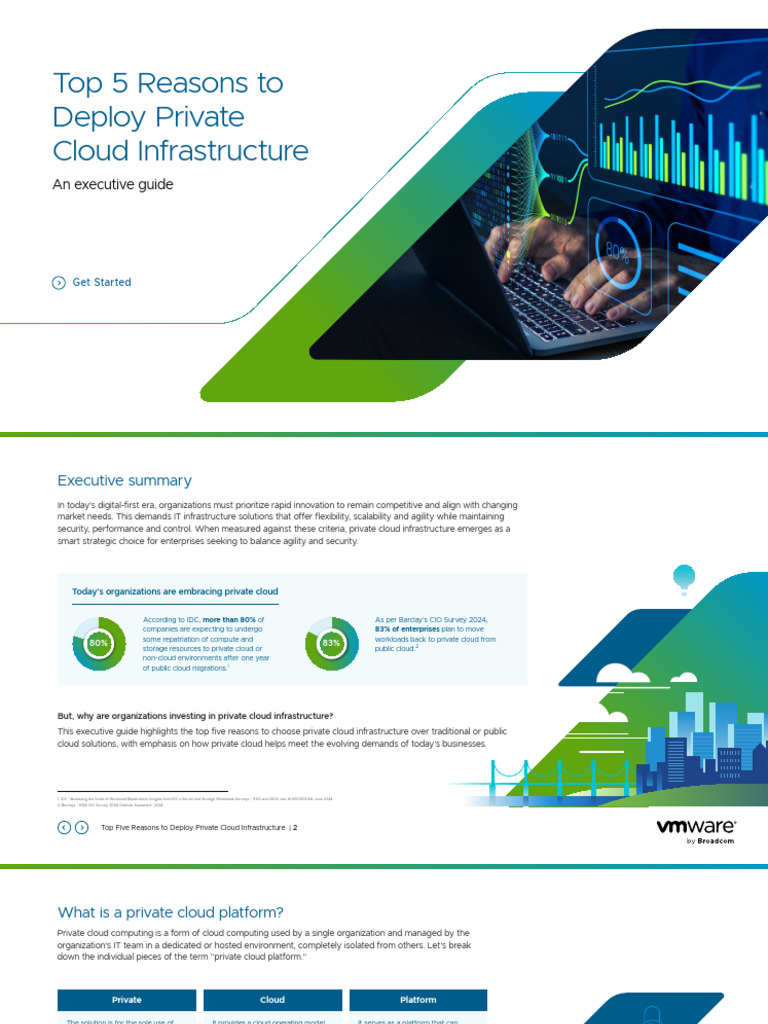 Vcf Top 5 Reasons to Deploy Private Cloud eBook | PDF | Cloud Computing ...