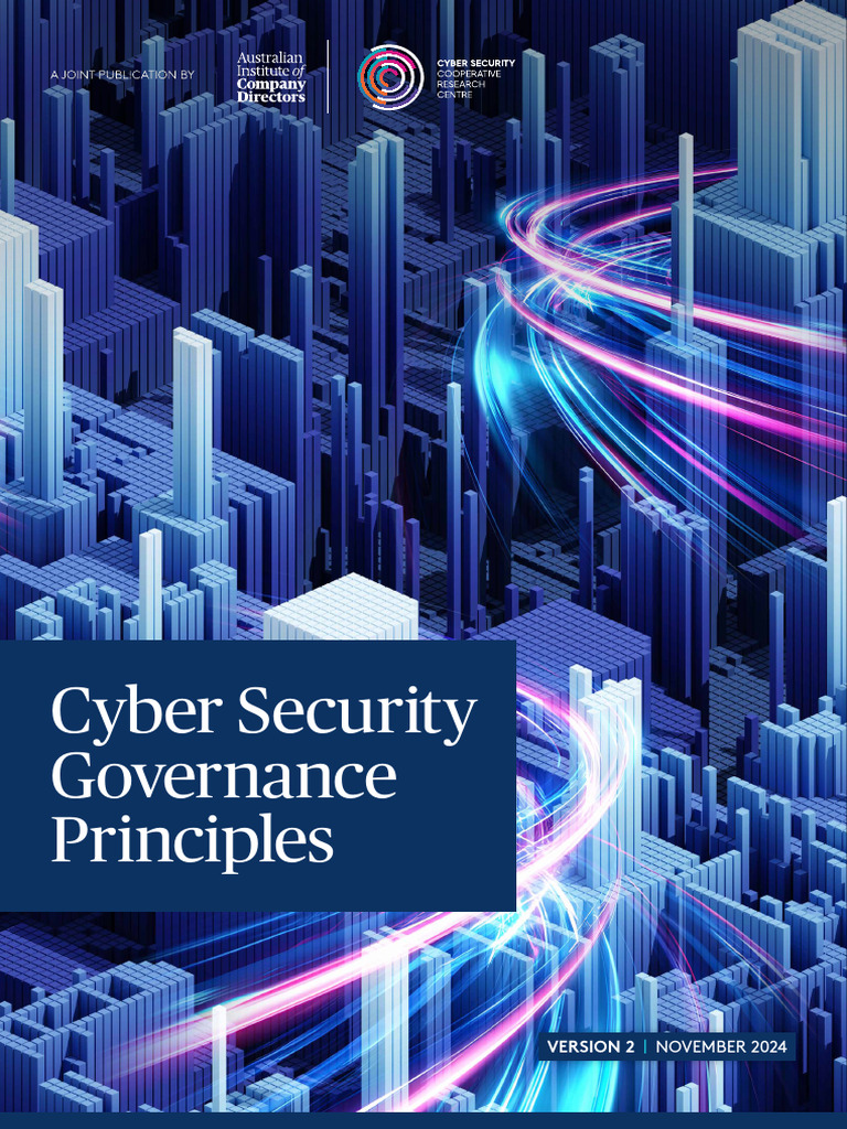 AICD Cyber Security Governance Principles | PDF | Computer Security ...