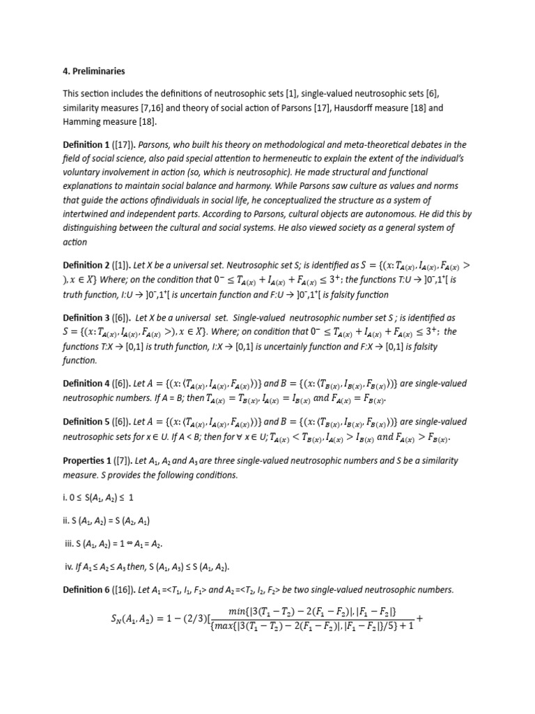 Parson's Theory and Refined Neutrosophic Modeling-2 | PDF | System ...