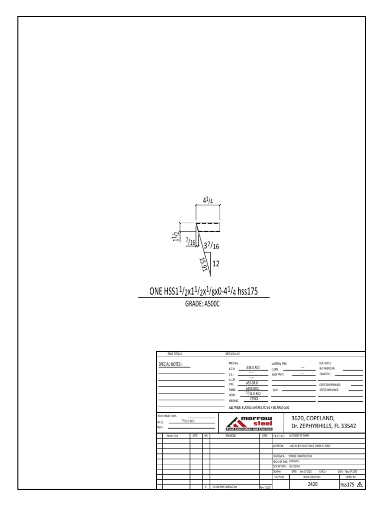 Shop Bill for HSS Fabrication | PDF | Plumbing | Mechanical Engineering