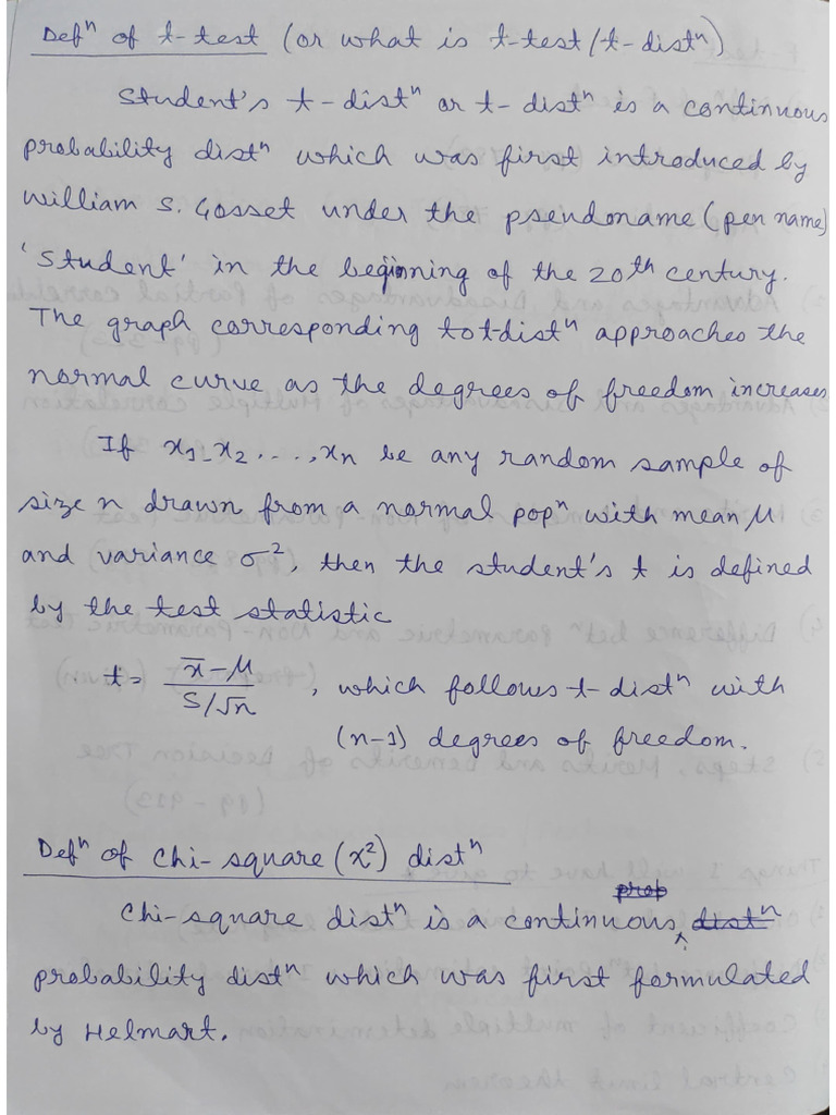 Definition of The Tests | PDF