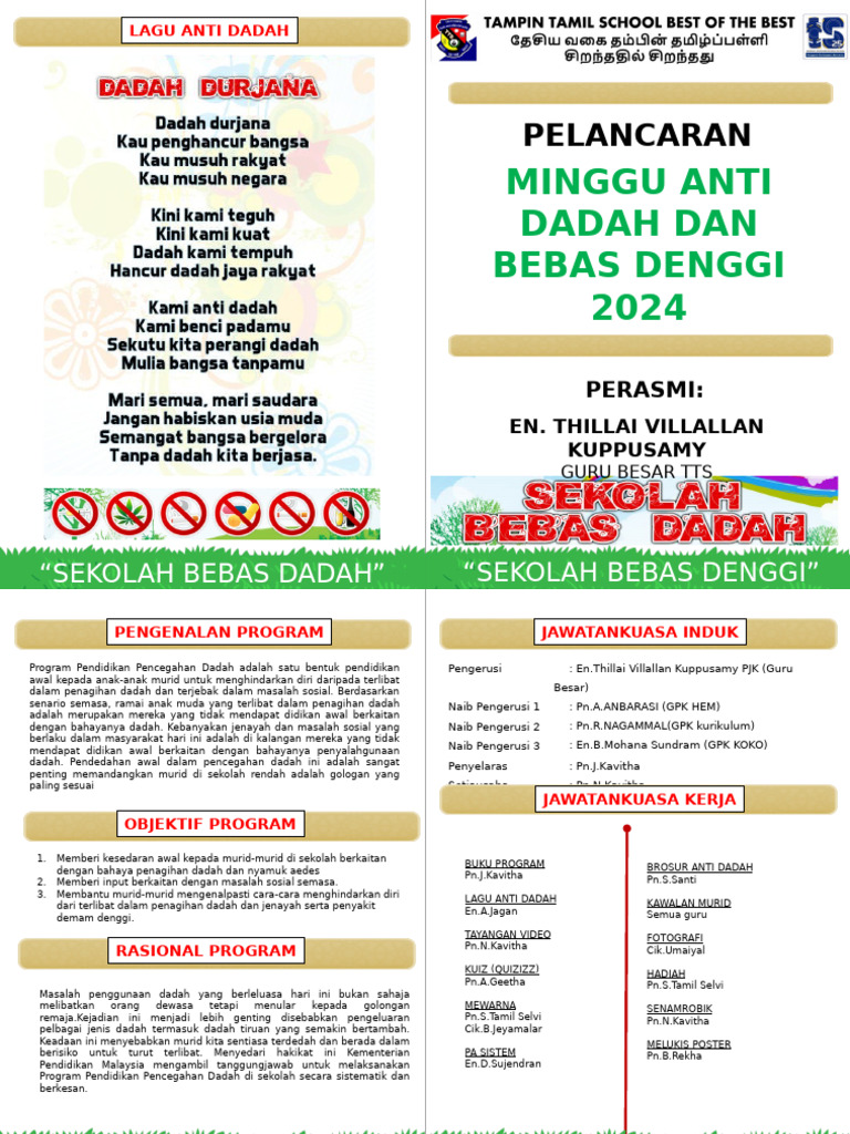 Buku Program Hari Anti Dadah | PDF