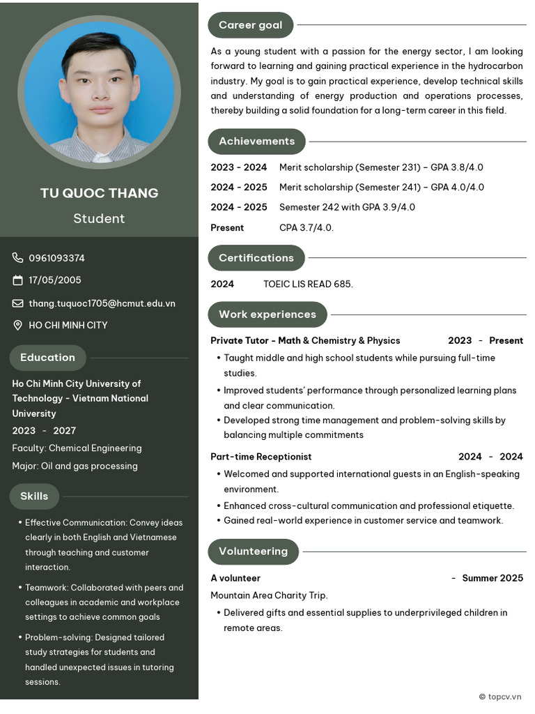 TU QUOC THANG TopCV - VN 021125.131928 | PDF