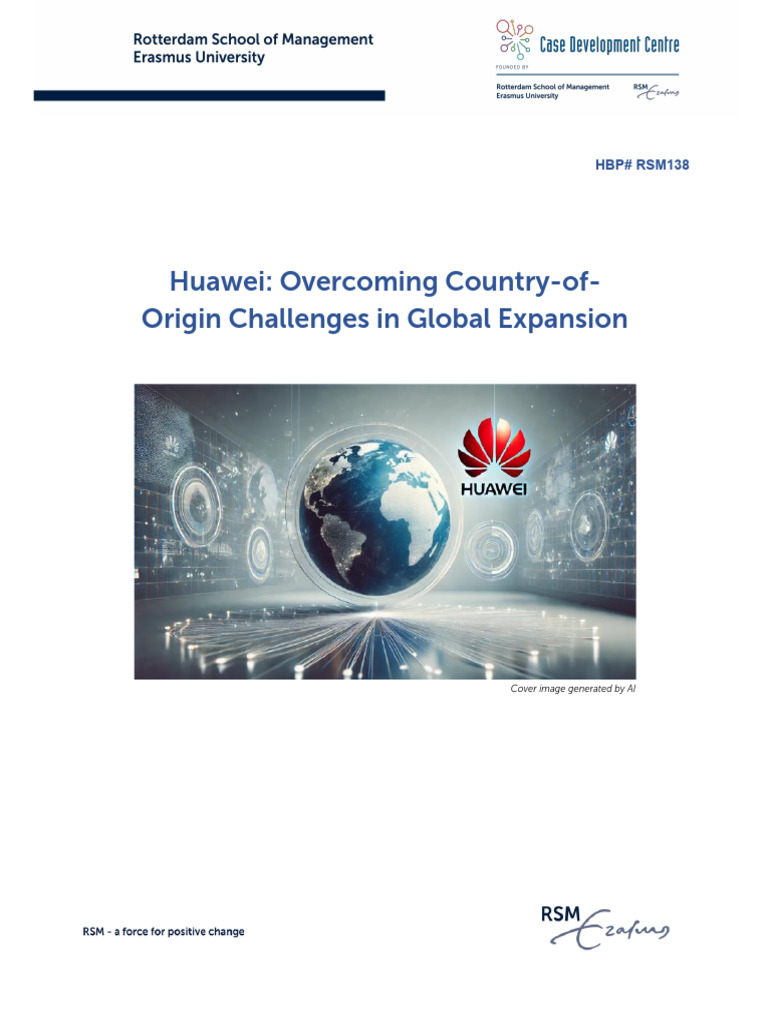 Huawei's Global Expansion Strategies | PDF | Information And ...