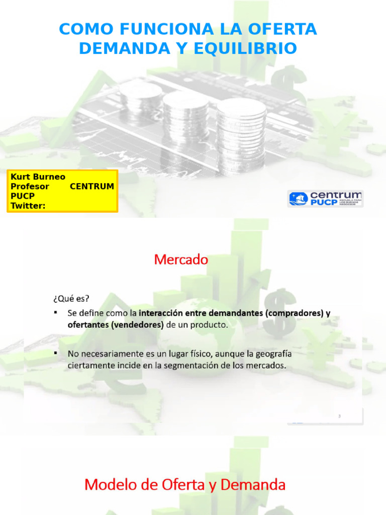 Unidad 1 - Oferta. Demanda y Equilibrio - Rev1 | PDF | Oferta (economía ...