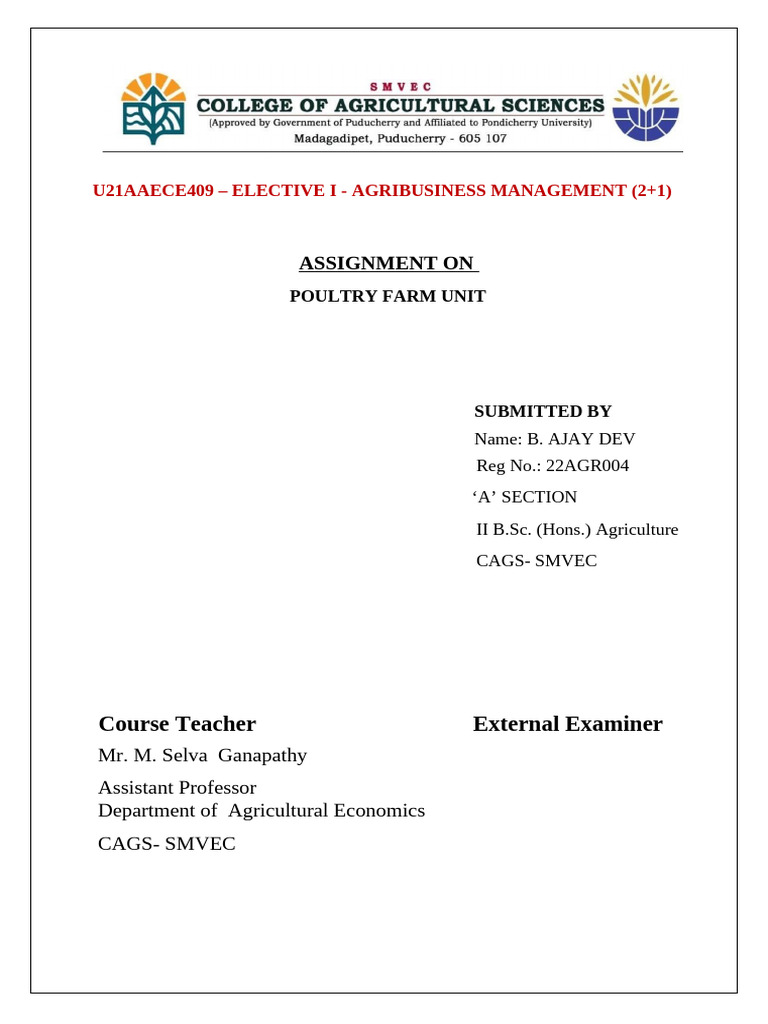 Abm Assignment Front PG | PDF