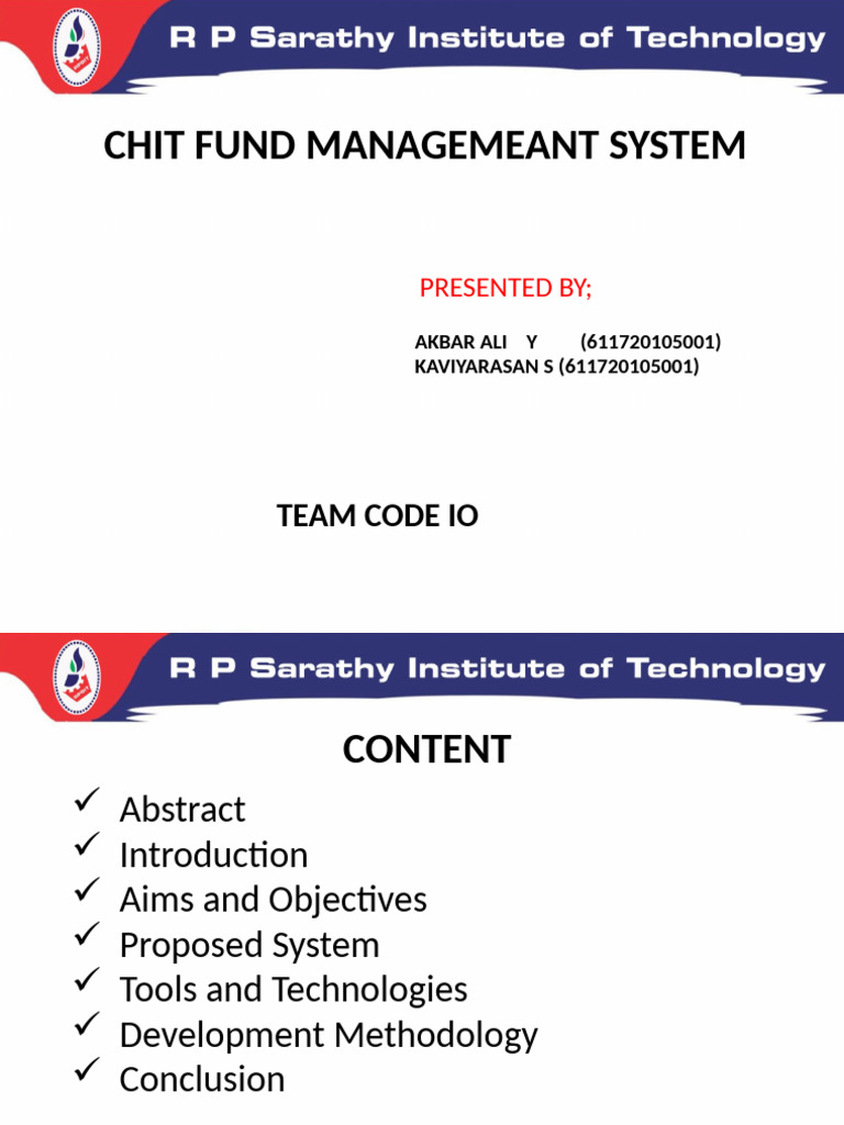 Chit Fund Management System Overview | PDF | Databases | Word Press