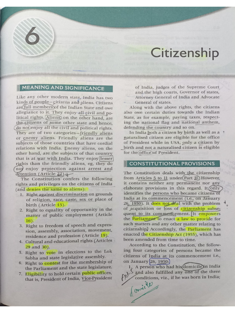 6 Citizenship | PDF