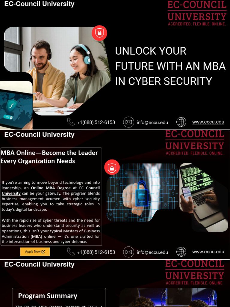 Unlock Your Future With An MBA in Cyber Security EC Council University ...