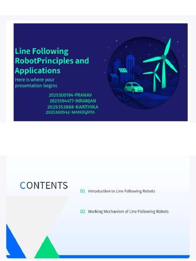 Line Following Robot - Batch-9 | PDF