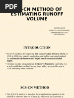 Rainfall-Runoff Analysis with SCS Method | PDF | Surface Runoff | Hydrology