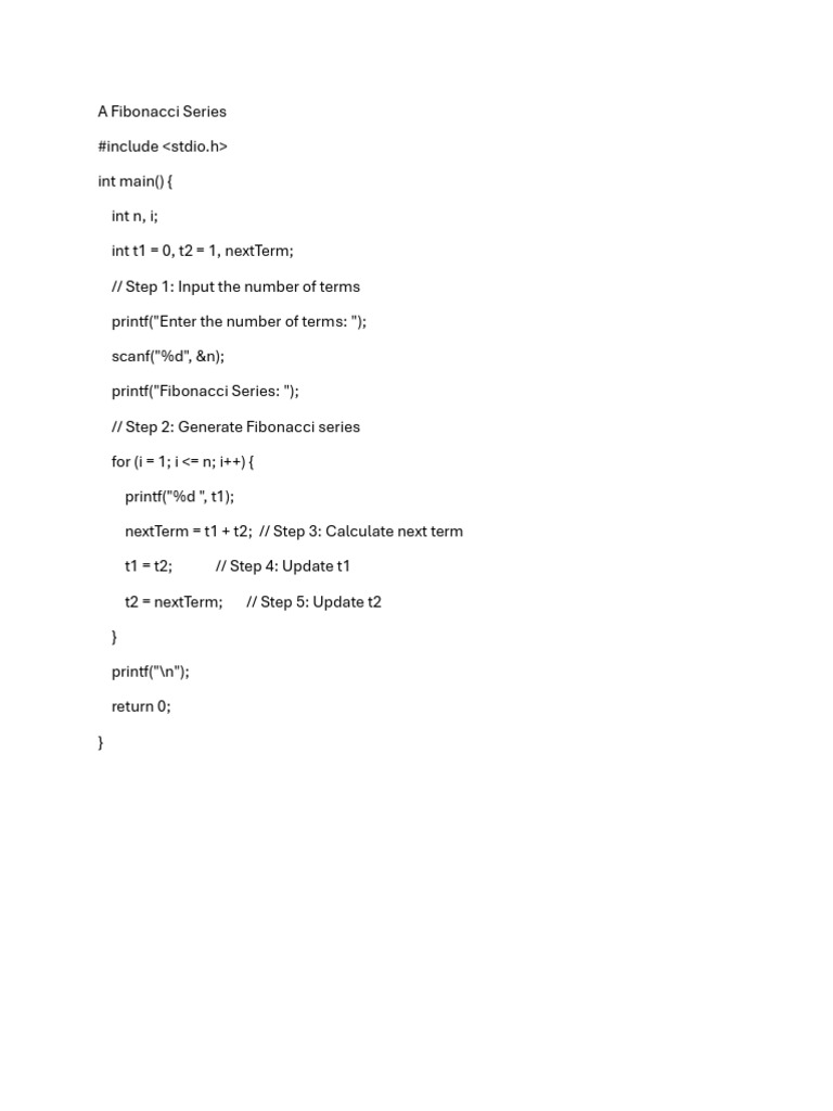 C Programs for Fibonacci, Sorting, and Search | PDF | Queue (Abstract ...