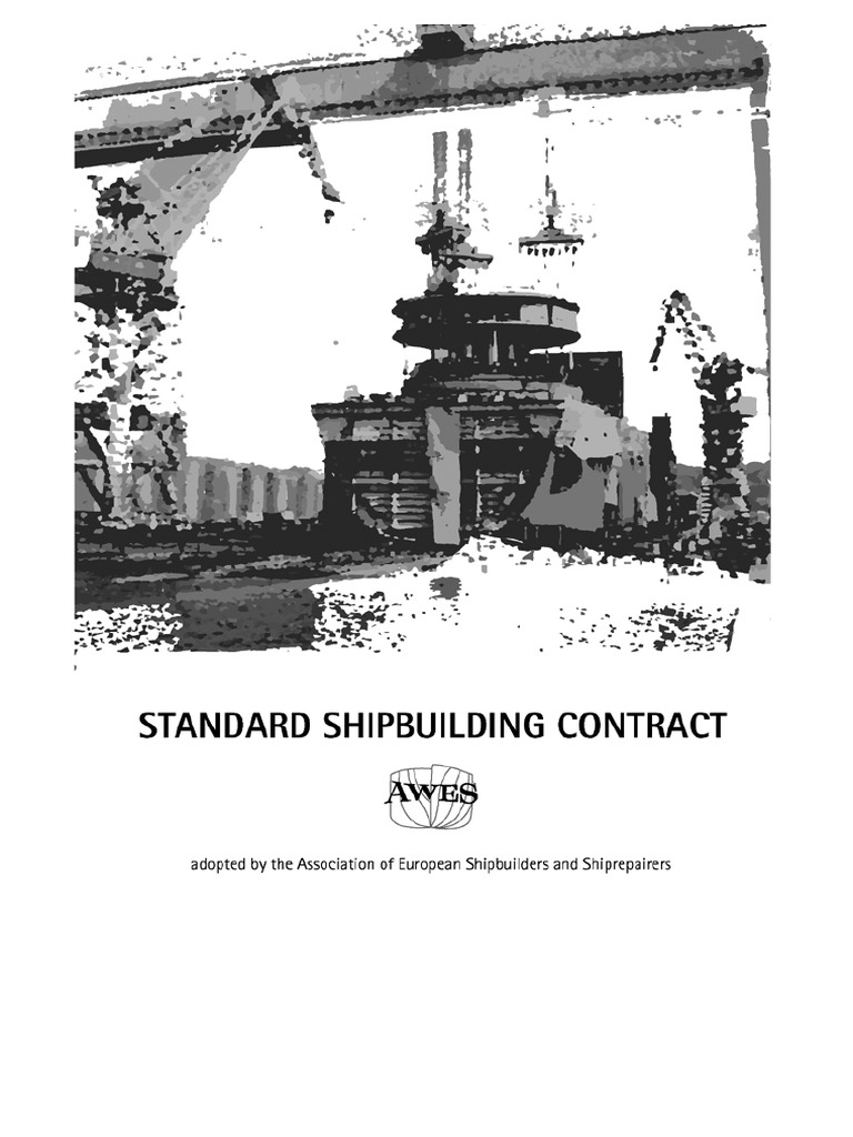 AWES Standard Shipbuilding Contract | PDF | General Contractor ...