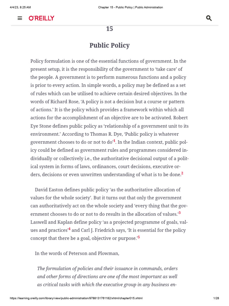Understanding Public Policy Framework | PDF | Policy | Constitution