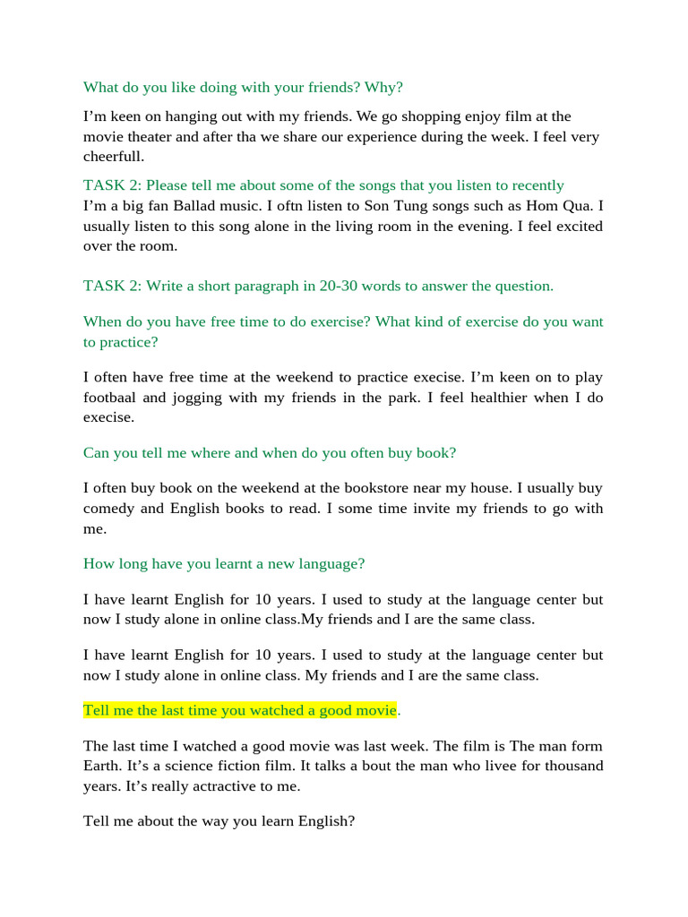 Writing B2 | PDF
