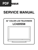 Sylvania LC420SS8 LCD TV Service Manual