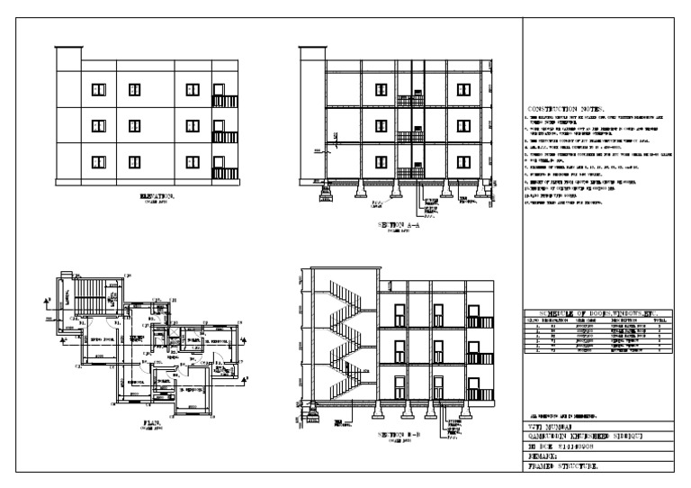 Frame Structure Layout1 | PDF