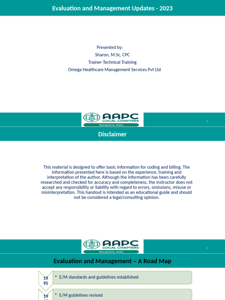 E/M Coding Updates for 2023 | PDF | Patient | Hospital