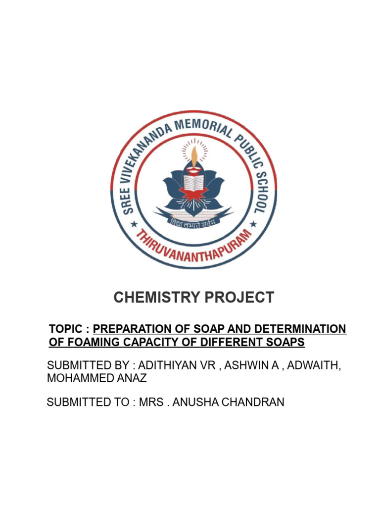 Chem Project 11 | PDF