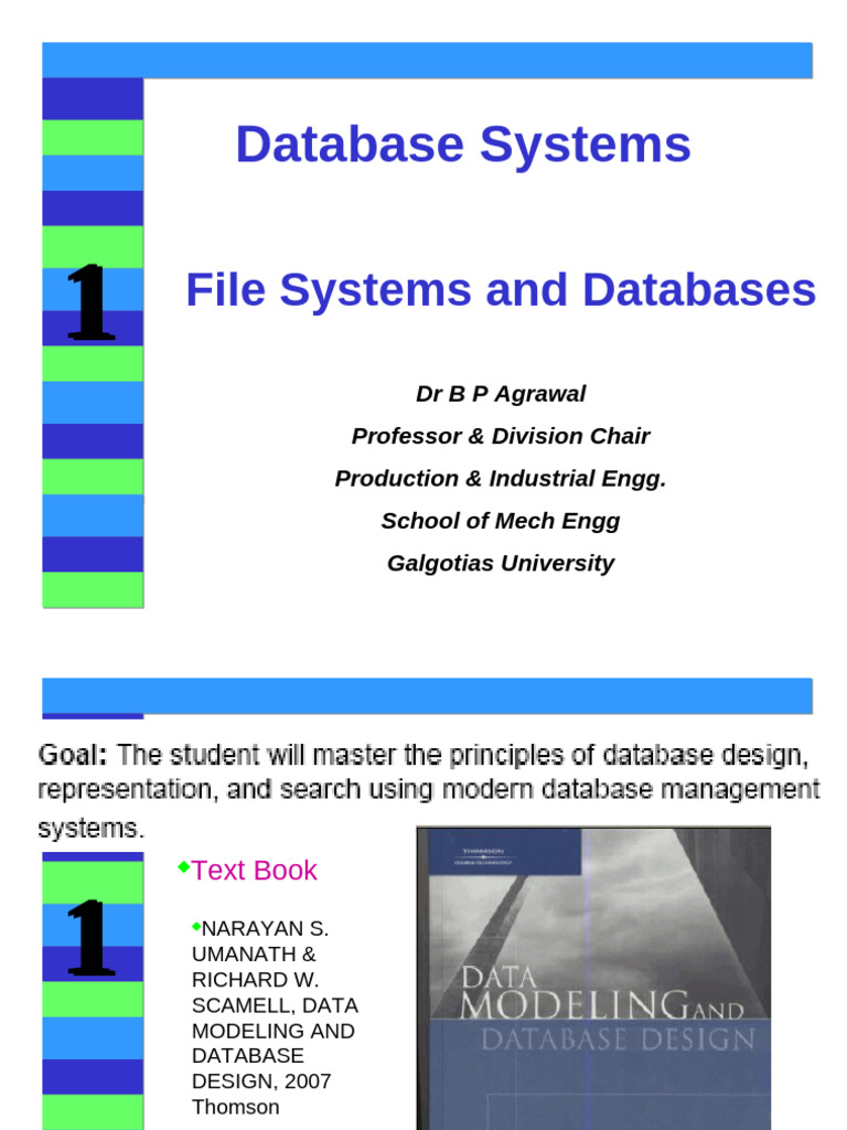Overview of Database Systems and Management | PDF | Databases ...