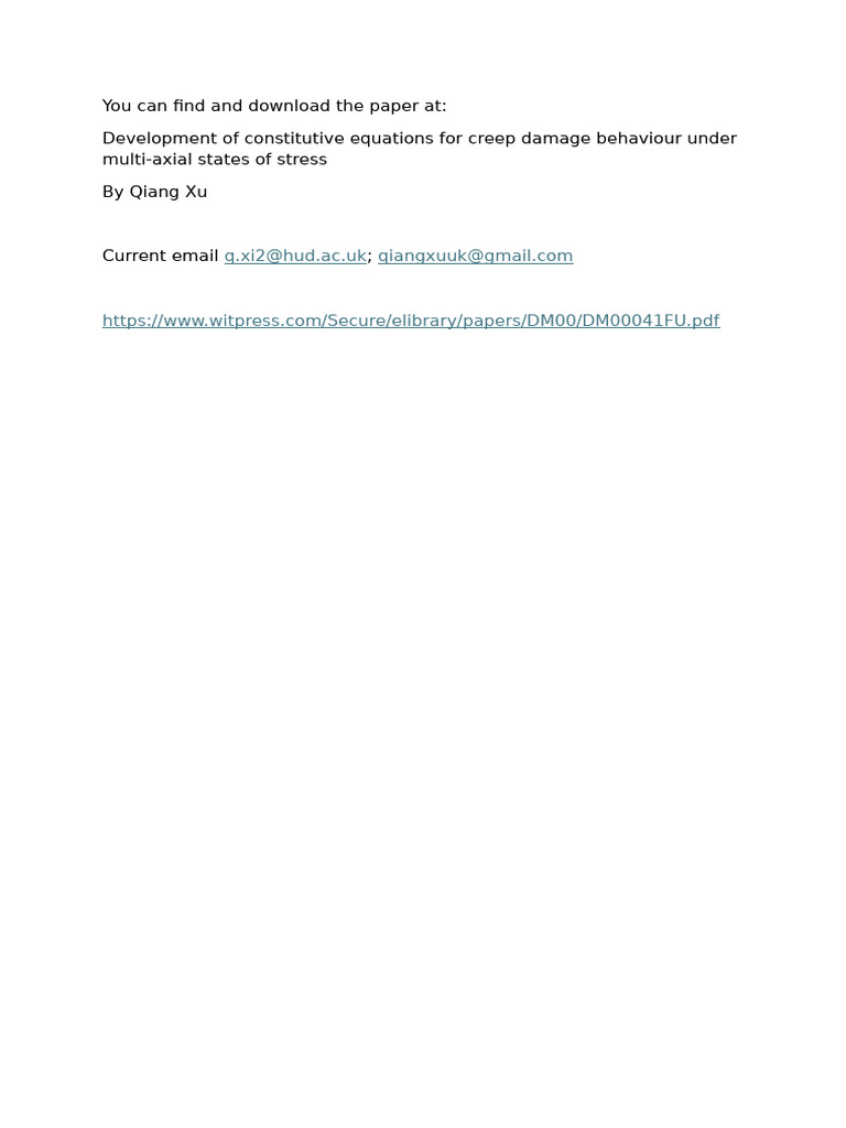 WIT Paper 2000 | PDF