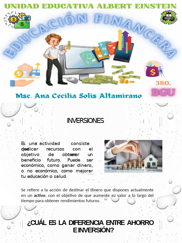 Guía Esencial de Inversiones y Tipos | PDF | Inversiones | Fondo de ...