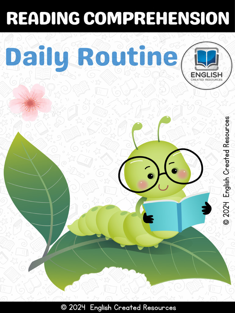 Reading Comprehension Daily Routine Grade One Copyright 2024 English ...
