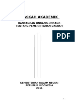 Download Naskah Akademik RUU PEMDA by Mohmd Arif Uddin SN94542807 doc pdf