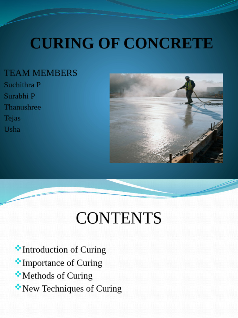 Essential Curing Techniques for Concrete | PDF