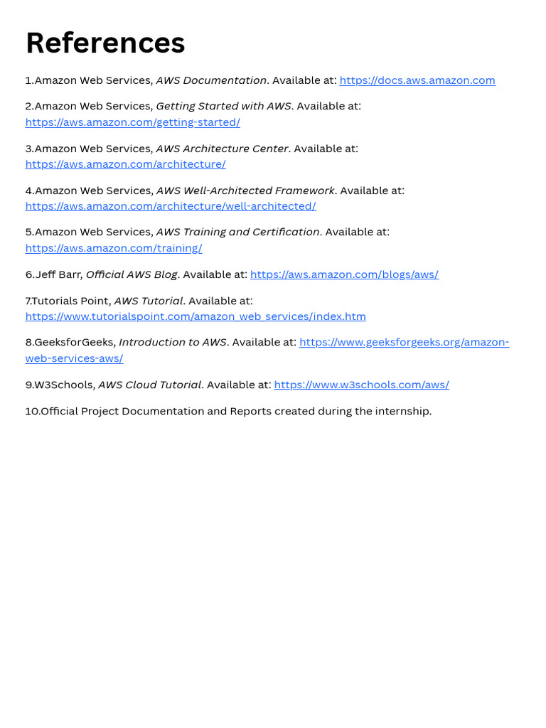 Essential AWS Resources and Tutorials | PDF