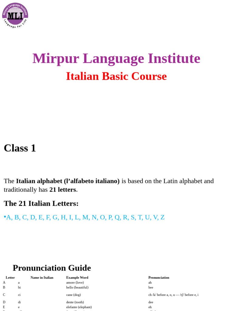 Italian Basic Course | PDF | Grammatical Gender | Grammatical Number