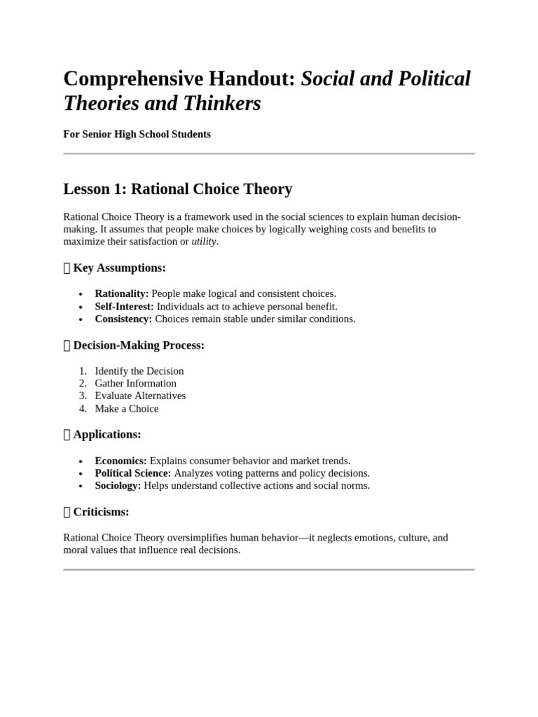 Comprehensive Handout For 2nd Quarter | PDF | Feminism | Gender Studies