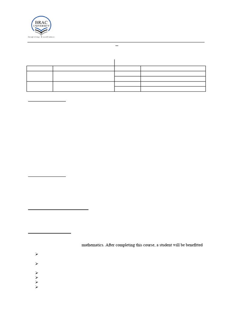 Integral Calculus & Differential Equations Course Outline | PDF ...
