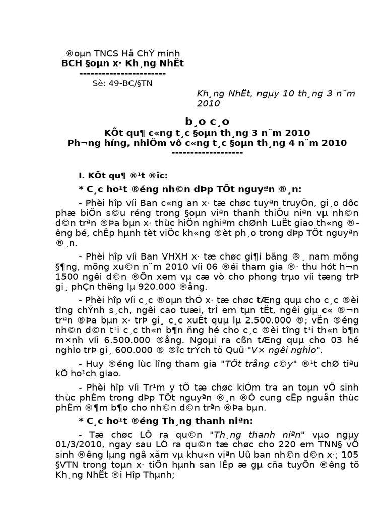 BC 49 Thang 3 | PDF