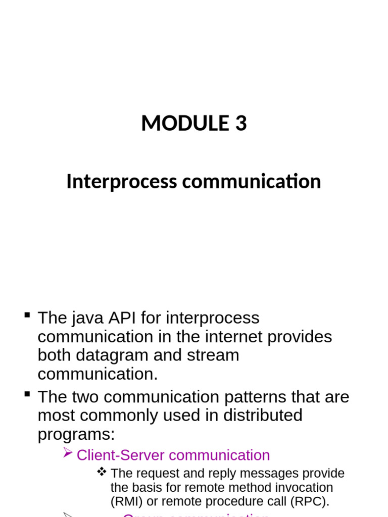 Module 2 | PDF | Transmission Control Protocol | Network Socket