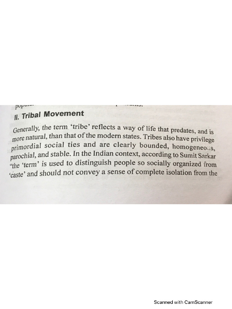 Tribal Movement English - 20200409134131 | PDF