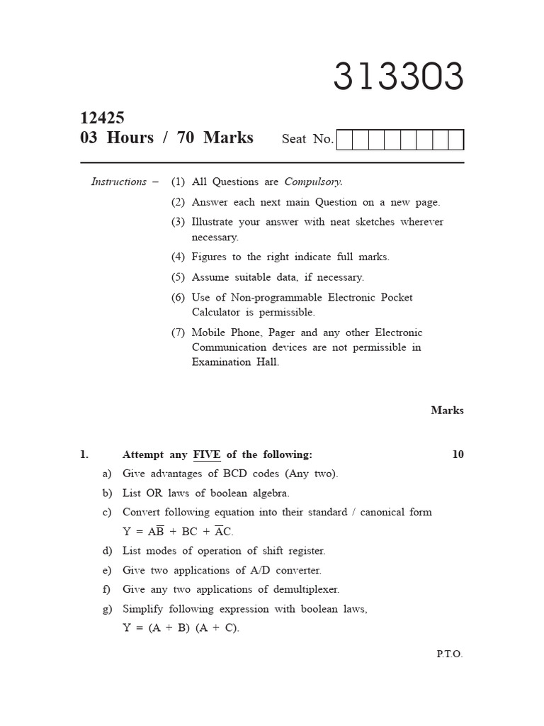 313303 (1) | PDF | Computer Engineering | Electronics