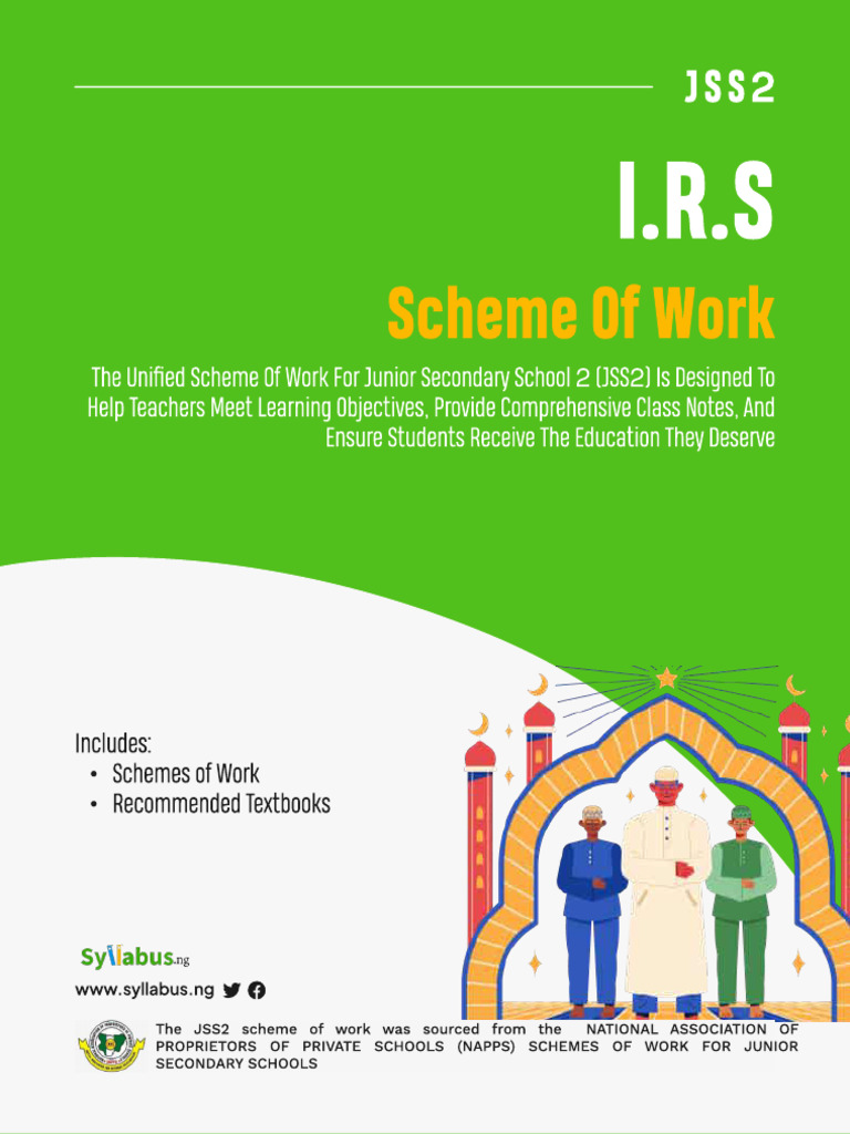 JSS2 Islamic Studies Scheme Overview | PDF | Surah | Prophets And ...