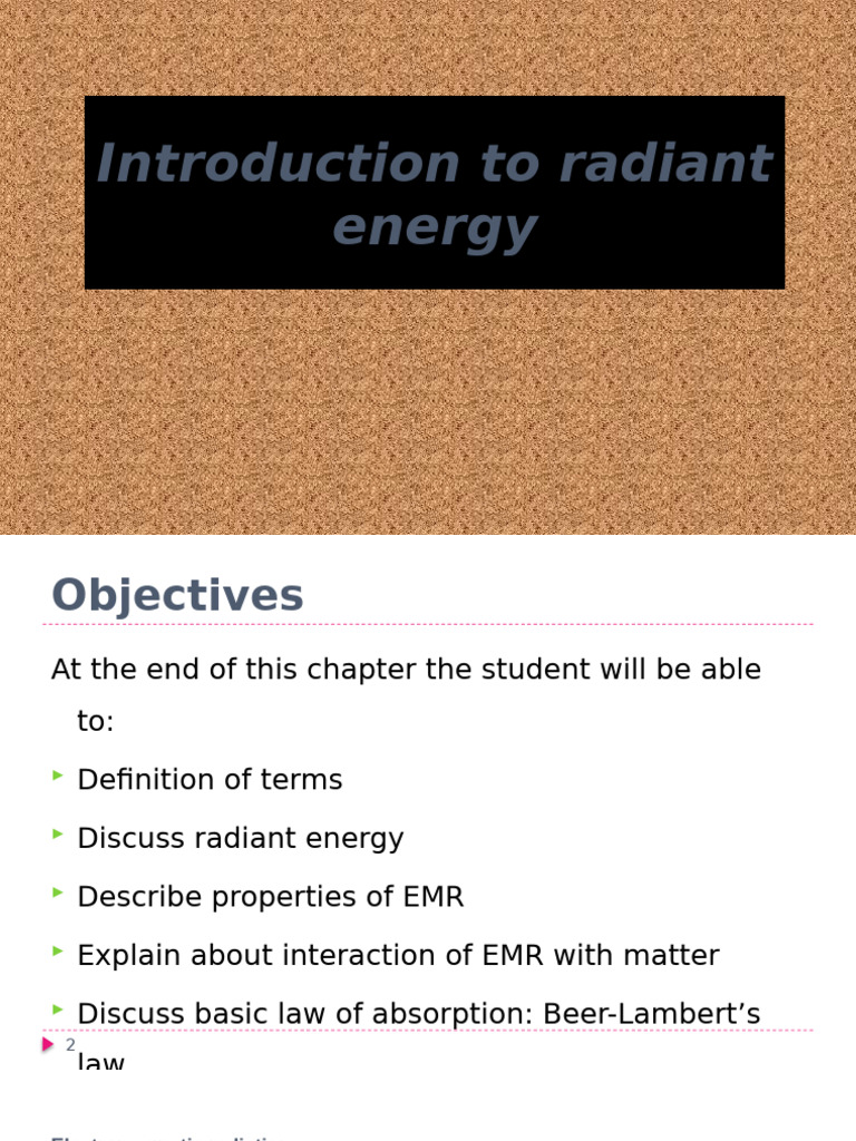 Unit-3 EMR ppt | PDF | Electromagnetic Radiation | Electromagnetic Spectrum