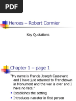 Download Heroes Robert Cormier Key Quotations by kennymore SN94545386 doc pdf