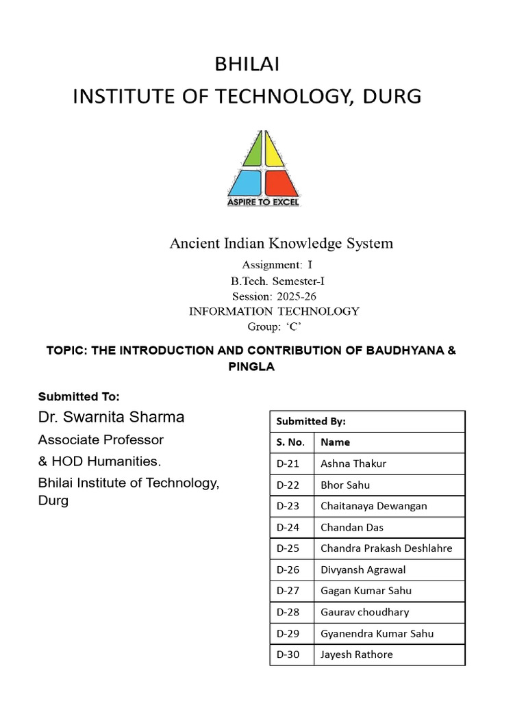 Baudhayana & Pingala: Ancient Math Innovators | PDF | Mathematics