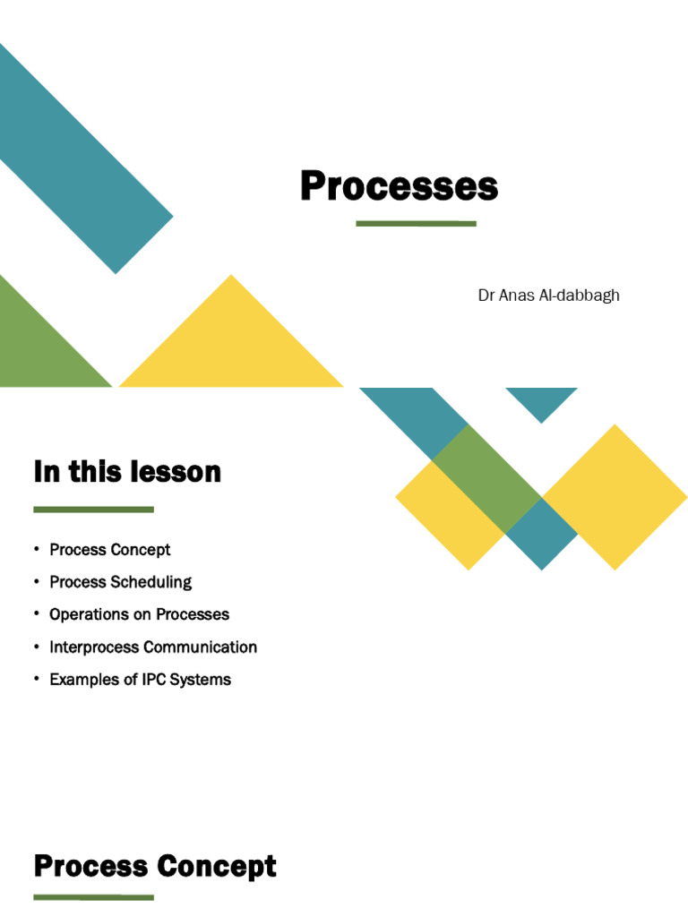 3-process | PDF | Process (Computing) | Scheduling (Computing)