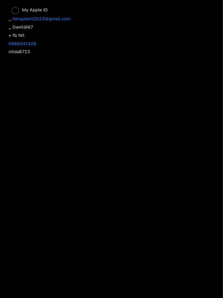 My Apple ID 2 | PDF