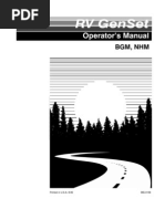 Generator - Onan NHM Operators Manual