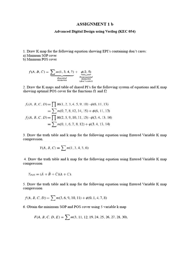 Assignment 1 B | PDF
