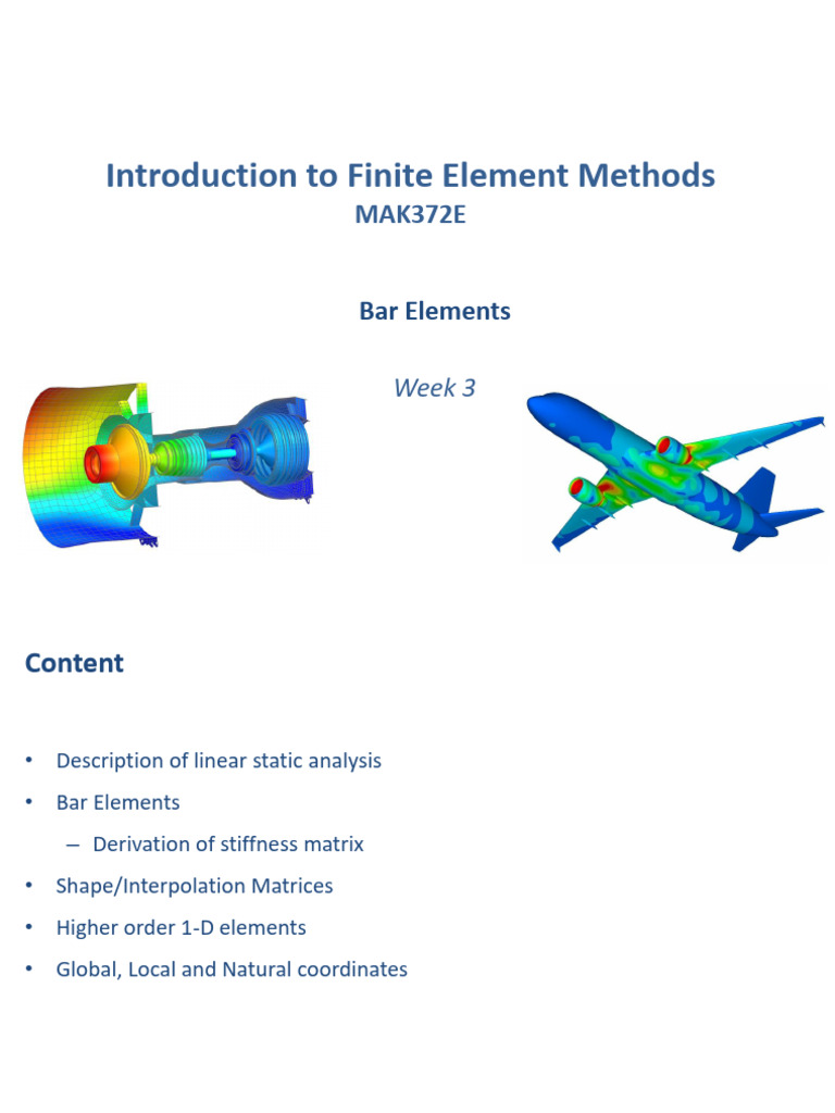 Introduction to Bar Elements in FEM | PDF | Finite Element Method ...